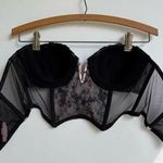 Victoria's Secret Floral Mesh Balconette Bustier Photo 1