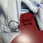 Style & Co Cottagecore Cotton Tiered Dress XL Blue White Striped Tassel prairie Photo 2