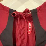 Staud Wine Mini Dress with Black Accents Size XS NWOT Red Photo 1