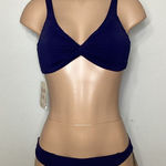 Tommy Bahama New.  S- bottom/XS- top navy underwire bikini set. Photo 0