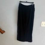 Reformation  Elegant Black midi Women's Skirt size 8 Photo 4