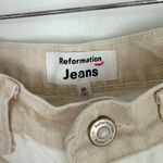 Reformation  Sandy Tonal Reworked High Rise Relaxed Straight Jeans Size 25 GUC Photo 5