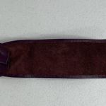 80’s Vintage Small S Sash Leather Wrap Belt Purple Gold Tone Detail Classic 6574 Photo 7