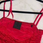 Givenchy New 4G Guipure Lace Dress in Red Photo 9