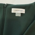 Calvin Klein Dark Green Sleeveless V NeckWide Leg Crop Pocket Jumpsuit Size 12 Photo 9