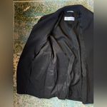 Max Mara Vintage Y2K Italian single button black suit blazer, size 10 Photo 7