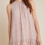 by Anthropologie Dress Womens Natalie Flounced Tunic Flare Tier Size XSP Pink Photo 0