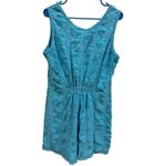 Delicates  Spa Turquoise Formfit Swim Shorts Romper Beach Coverup Size 14 Photo 5