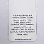 NEW Beth Richards Kim Top Tank Bikini Swim Top Jewel Teal Black Trim Size XS Blue Photo 7