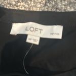 Loft NWT Petite Black Knit Embroidered Dress Sz MP Photo 5