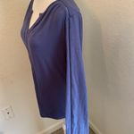 Max jeans Nightshadow Blue Long Sleeve Top Size Small Photo 9