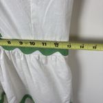 Fanco Dress Womens Sz S New White The Westerly Midi Ricrac Trim Tiered Cotton Photo 8