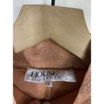 House Of CB Bodysuit Sz S Concha Pink Metallic Keyhole Mock Neck Long Sleeve Photo 4