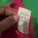 Babaton Aritzia Fuchsia Ribbed Cropped Top size Medium Photo 4