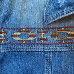 Wrangler  Embroidered Denim Snap Button Shirt Photo 4