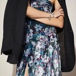 Free People NEW dress Carpe Diem Convertible Maxi Skirt Floral Velvet Dress, XS Photo 0