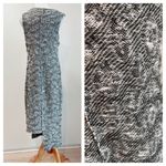 Free People Cora Asymmetrical Jacquard Knit Dress Fitted Career Size Medium Photo 3
