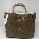 Dooney & Bourke  Ostrich Large Barlow Tote - Mushroom Photo 0