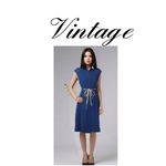 Vintage • Sasson dress • retro • shirt dress • 70s • modest Photo 1