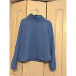 Aspen Women's XL Blue Turtleneck Long Sleeve Pullover Sweatshirt Photo 3
