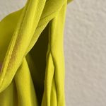 ZARA NWT Lime Green Twisted Back Neon Bodysuit Small Photo 8
