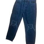 Rails The Atwater Slouch Fit Jeans in Black Distressed High Waist Size 29 Photo 2