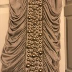 Black brand grey silver studded dressy tunic tank Photo 4