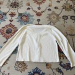 Vintage Duemila White Y2K Zip Up Cardigan Sweater V Photo 5