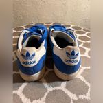 Adidas Blue and White Athletic Shoes Sleek Design Photo 9