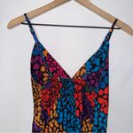 Colorful Cheetah Leopard Print Sleeveless‎ Maxi Dress Pink Photo 4