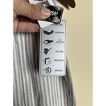 Aloha Women's White and Blue Striped Cotton Flowy Quick Dry Beach Pants Sz Small Photo 3