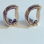 Oscar de la Renta  Vintage Gold Clip Earrings Photo 1
