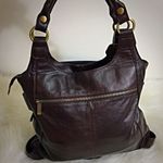 Unzip to expand! ACP High End Chocolate Brown Leather Bag! Brown Photo 5