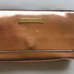 Z Spoke Zac Posen Metallic Shirley Bow Clutch Purse, Bronze Rose Gold, NWT Gold Photo 0