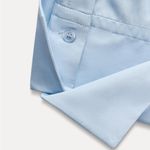 ZARA  Open Back Belted Poplin Shirt Photo 11