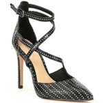 Gianni Bini  Stiletto Heel in Black White Dot Size 5.5 Photo 0