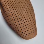 Cole Haan GRAND OS CAMEL TAN PERFORATED LEATHER MULE SLIDE FLATS 8B Photo 4