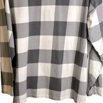 Lands' End Lands’ End Gray Buffalo Plaid Plus Size Fitted Lightweight Turtleneck 2X #475646 Photo 5