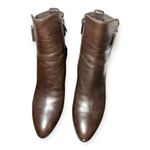 Aquatalia  women's Brown Leather Ankle Boots size 9.5 Photo 7