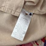 Everlane Beige Linen Short Sleeve Button Up Top Photo 3