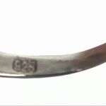 925 STERLING SILVER TOE RING XS BUTTERFLY STONE OPEN BEACH VACATION JEWELRY Photo 1