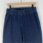 Soft Surroundings  Size S Denim Metro Pants Stretch Dark Wash Pull‎ On High Rise Photo 1