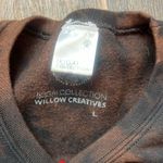 IKIGAI COLLECTION BLEACHED CREWNECK Brown Size L Photo 2