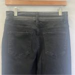 Vervet Flying Monkey High Rise Super Flare Black Womens Jeans Size 29 Raw Hem Festival Photo 3