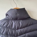 Athleta Vest Women S Gray InsulEight Stowable Goose Down Quilted Slate Puffer Photo 5