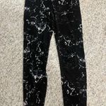 Pop fit black, white marble leggings with pockets S Photo 0