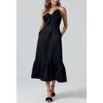 Anthropologie HUTCH x Bow-Tie Strapless Dress, Black, 00 (US Petite) Photo 1