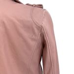 Dylan Gray Leather‎ Moto Jacket Blush Pink Zip Front Size XS Photo 12