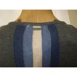 prAna New Womens NWT Yarrah Dress M Dark Gray Blue Tan Organic Cotton Sweater Photo 5