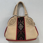 LIONESS Lionel Leather Handbag Bag Purse with Studs and Aztec Design Large Photo 0